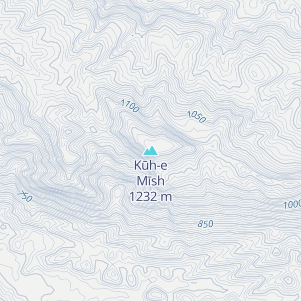 Map of Kūh-e Mīsh