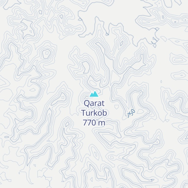 Map of Qarat Turkob