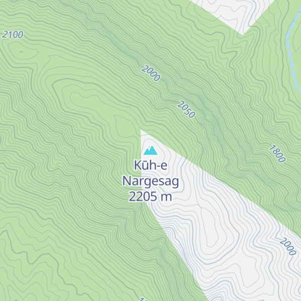 Map of Kūh-e Nargesag
