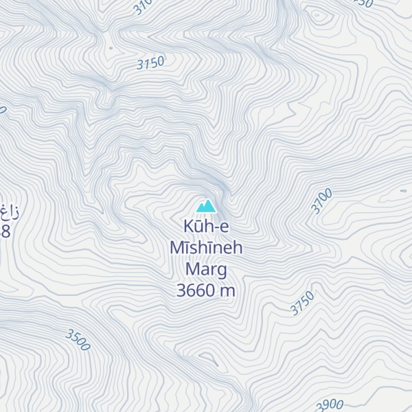 Map of Kūh-e Mīshīneh Marg