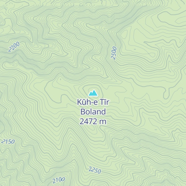 Map of Kūh-e Tīr Boland