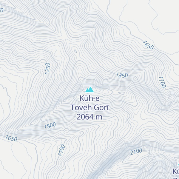 Map of Kūh-e Toveh Gorī