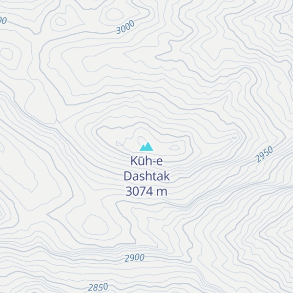 Map of Kūh-e Dashtak