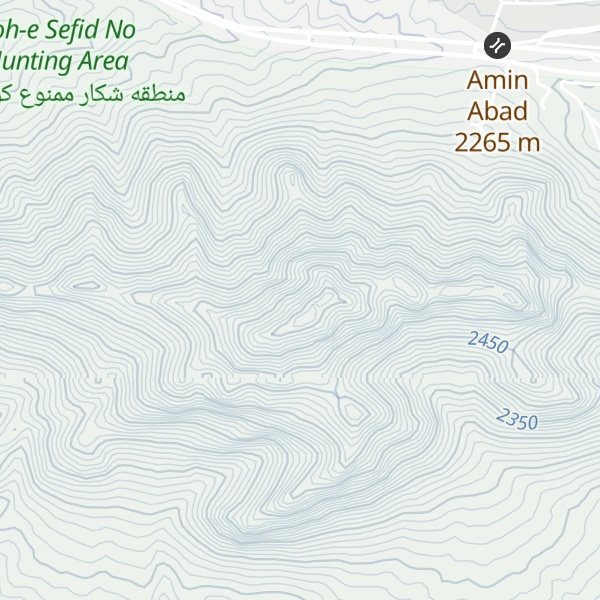 Map of Kūh-e Nes̄ār