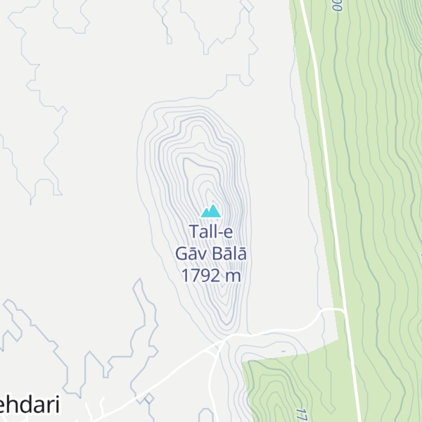 Map of Tall-e Gāv Bālā