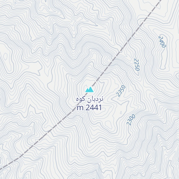 Map of نردبان کوه
