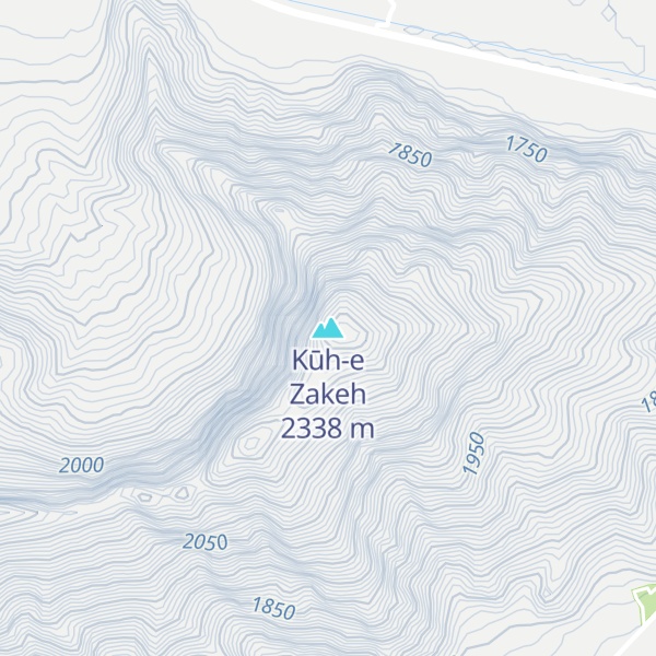 Map of Kūh-e Zakeh