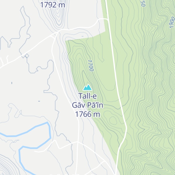 Map of Tall-e Gāv Pā’īn