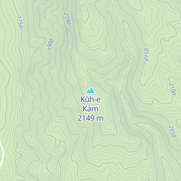Map of Kūh-e Kam
