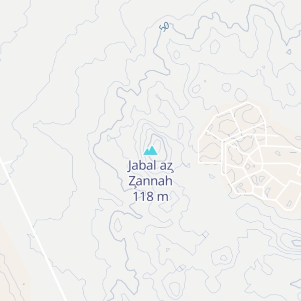 Map of Jabal az̧ Z̧annah