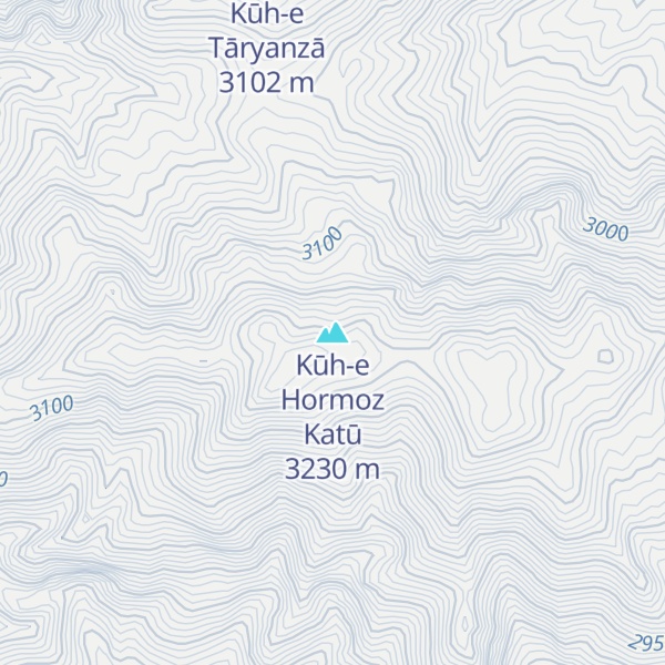 Map of Kūh-e Hormoz Katū