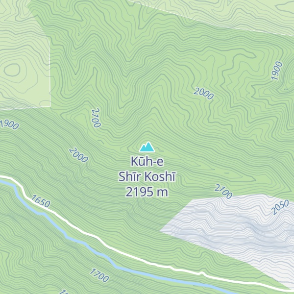 Map of Kūh-e Shīr Koshī
