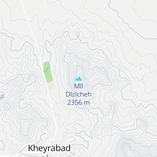 Map of Mīl Dīzīcheh