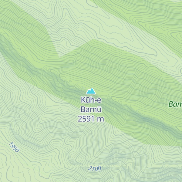 Map of Kūh-e Bamū