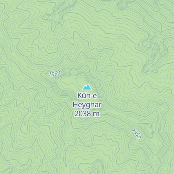 Map of Kūh-e Heyghar