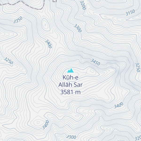 Map of Kūh-e Allāh Sar