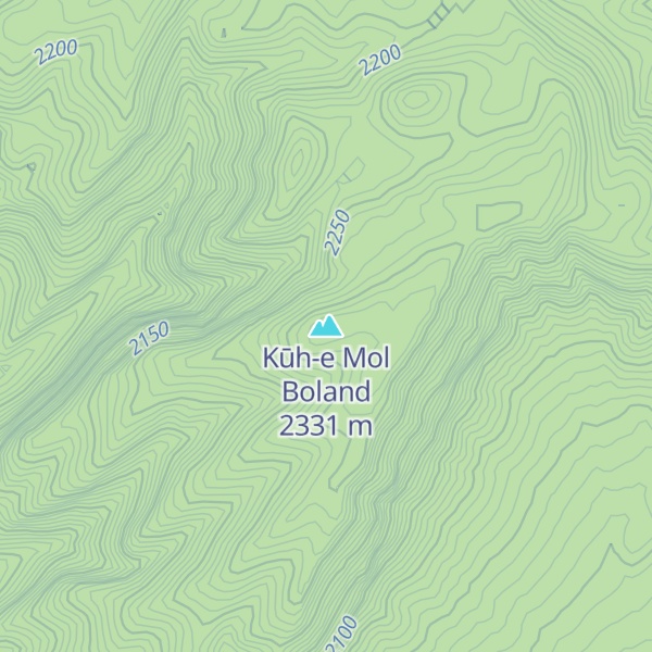 Map of Kūh-e Mol Boland