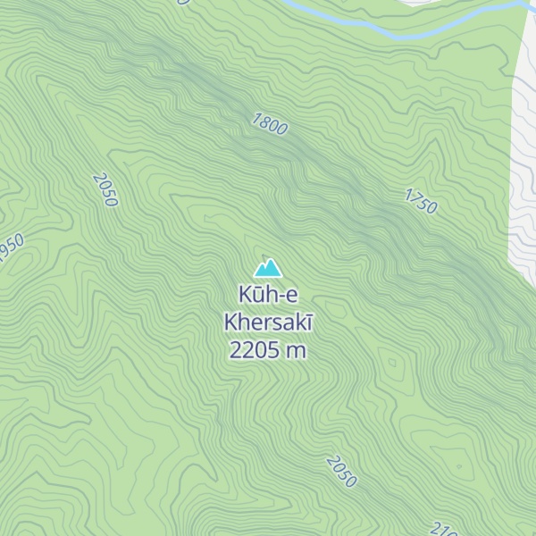 Map of Kūh-e Khersakī
