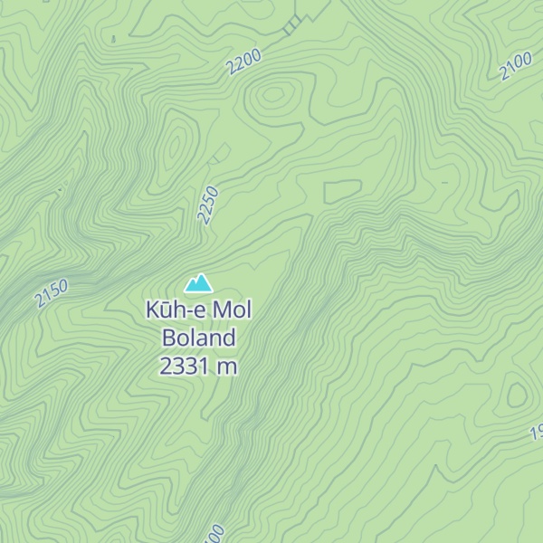 Map of Kūh-e Gūdamakī
