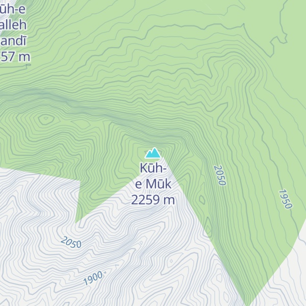 Map of Kūh-e Mūk