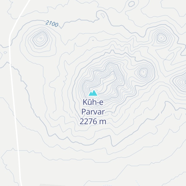 Map of Kūh-e Parvar