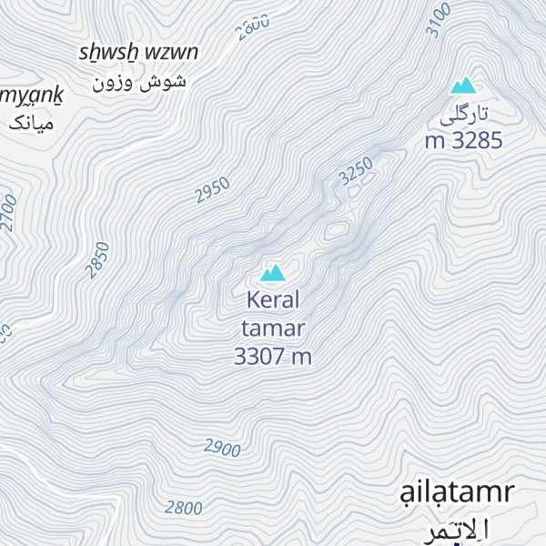 Map of Keral tamar