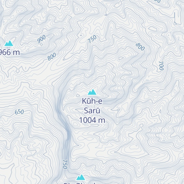 Map of Kūh-e Sarū