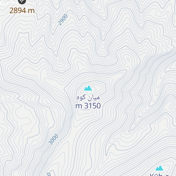 Map of میان کوه