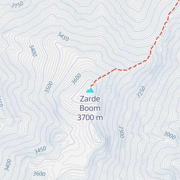 Map of Zarde Boom