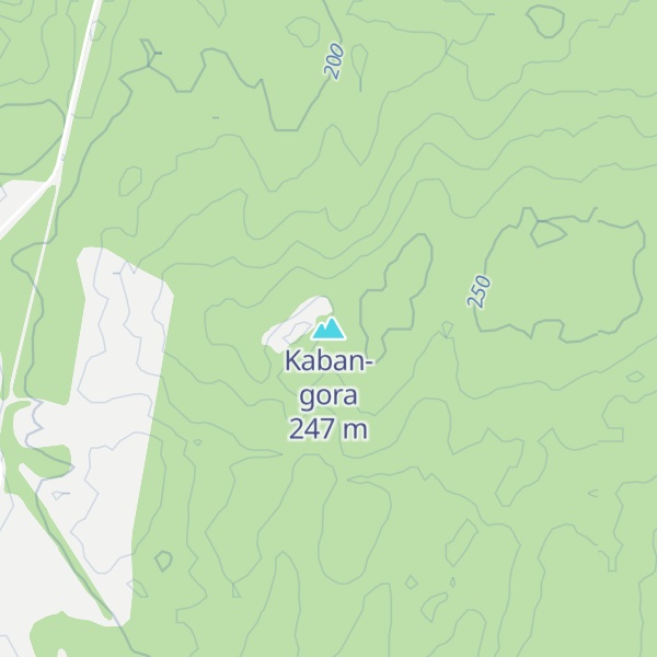 Map of Kaban-gora