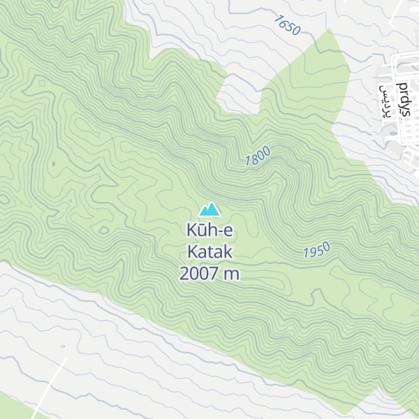 Map of Kūh-e Katak