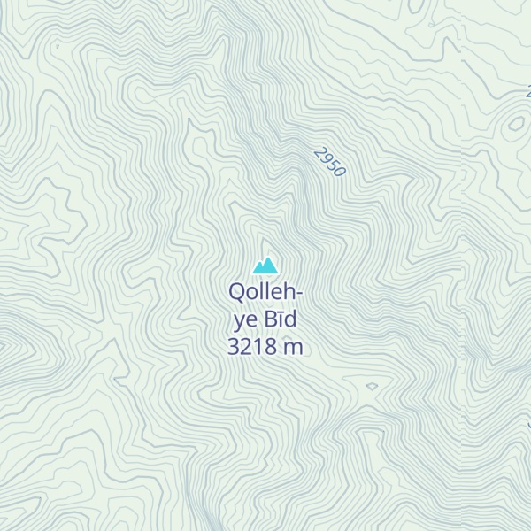 Map of Qolleh-ye Bīd