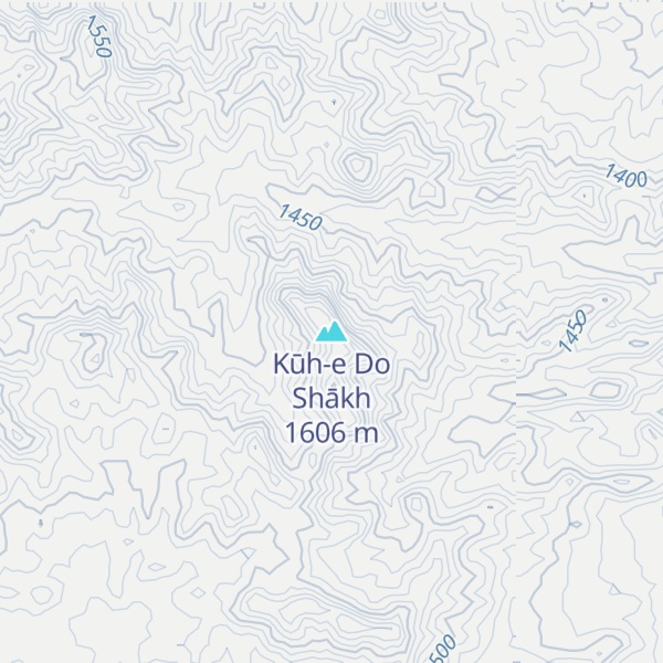 Map of Kūh-e Do Shākh