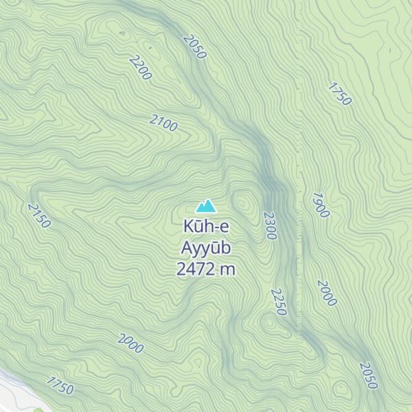 Map of Kūh-e Ayyūb
