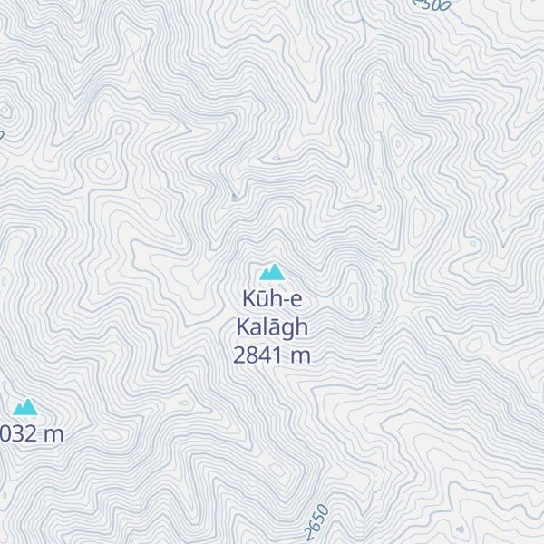 Map of Kūh-e Kalāgh