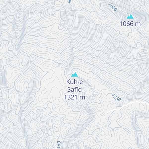 Map of Kūh-e Safīd