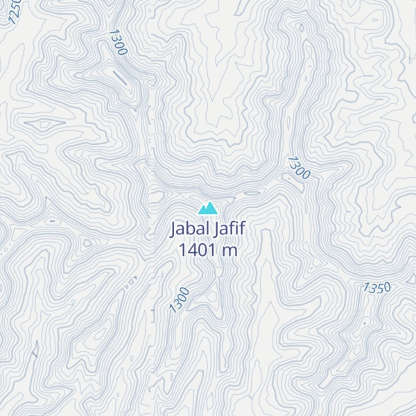 Map of Jabal Jafif