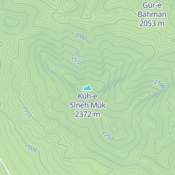 Map of Kūh-e Sīneh Mūk