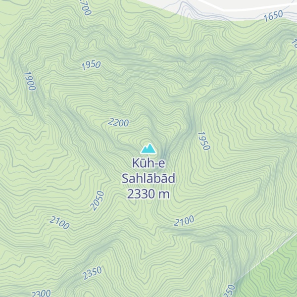 Map of Kūh-e Sahlābād
