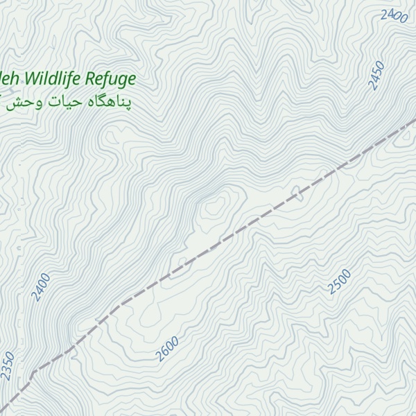 Map of Kūh-e Gach