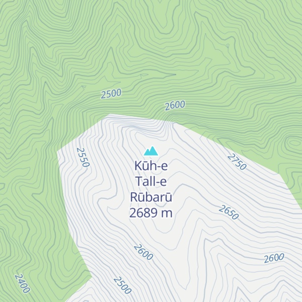 Map of Kūh-e Tall-e Rūbarū