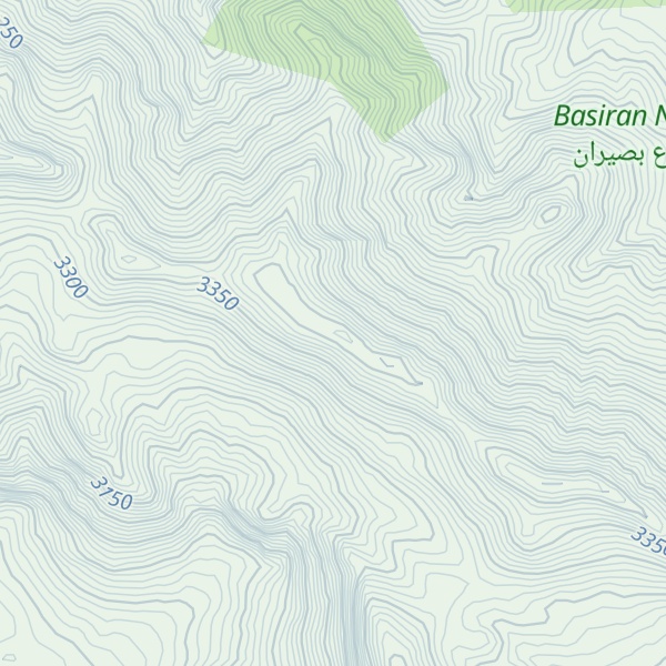 Map of Kūh-e Sefīd