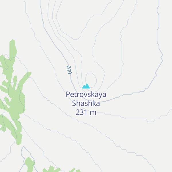Map of Petrovskaya Shashka