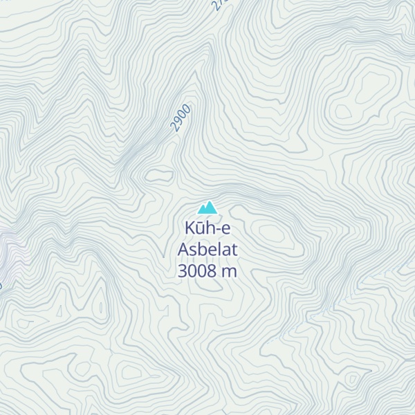 Map of Kūh-e Asbelat