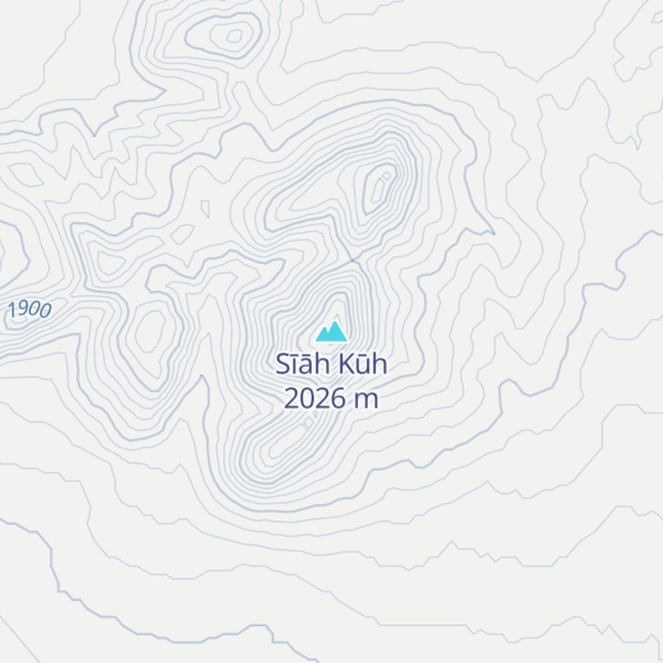 Map of Sīāh Kūh