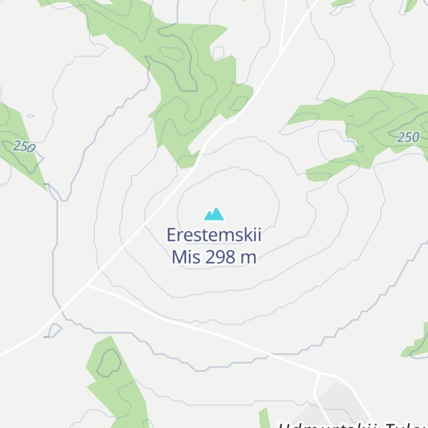 Map of Erestemskii Mis