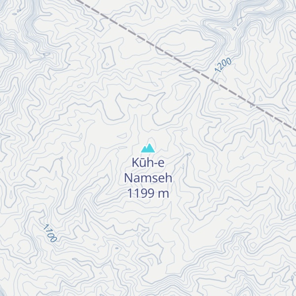 Map of Kūh-e Namseh