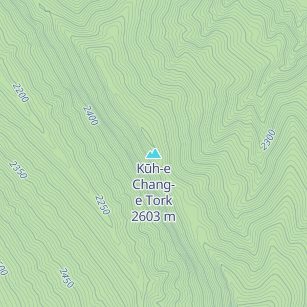 Map of Kūh-e Chang-e Tork