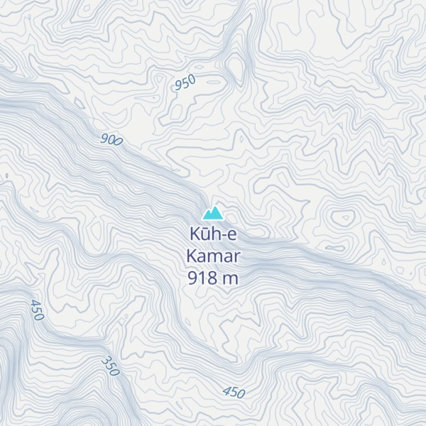 Map of Kūh-e Kamar