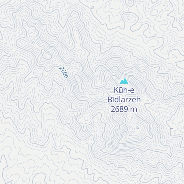 Map of Kūh-e Zang-e Zebr